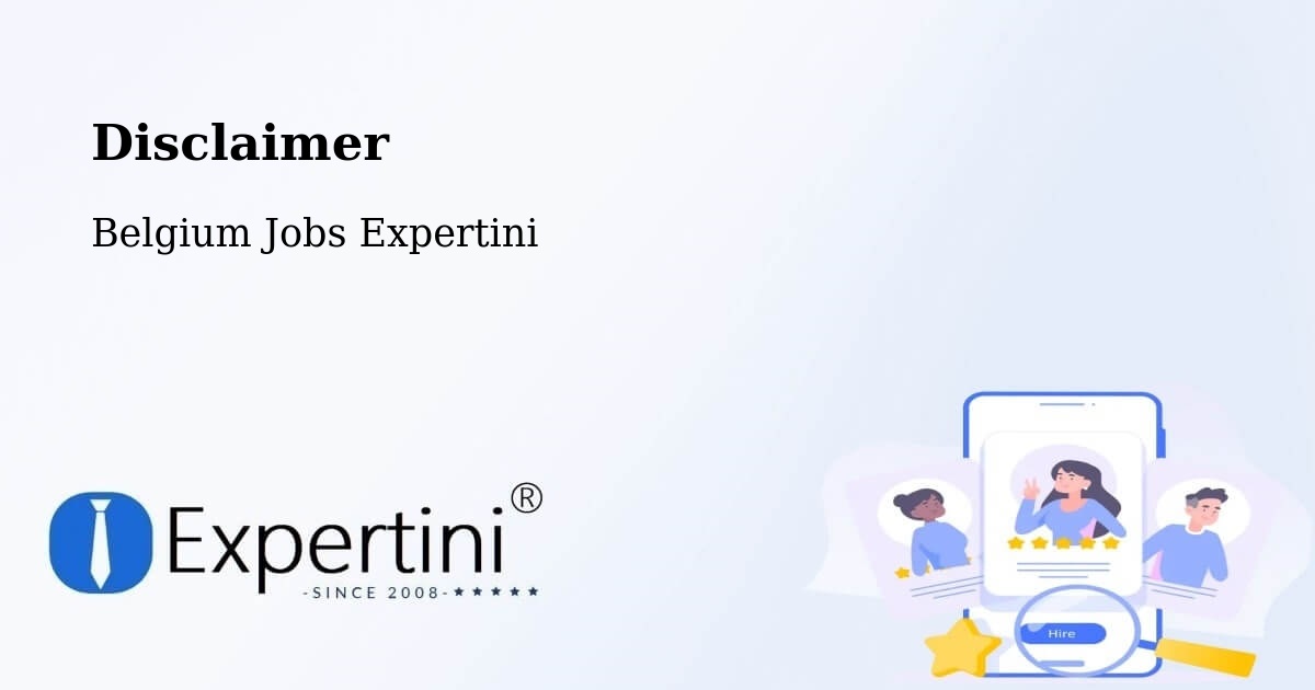 Disclaimer – Torhout - Belgium Jobs Expertini